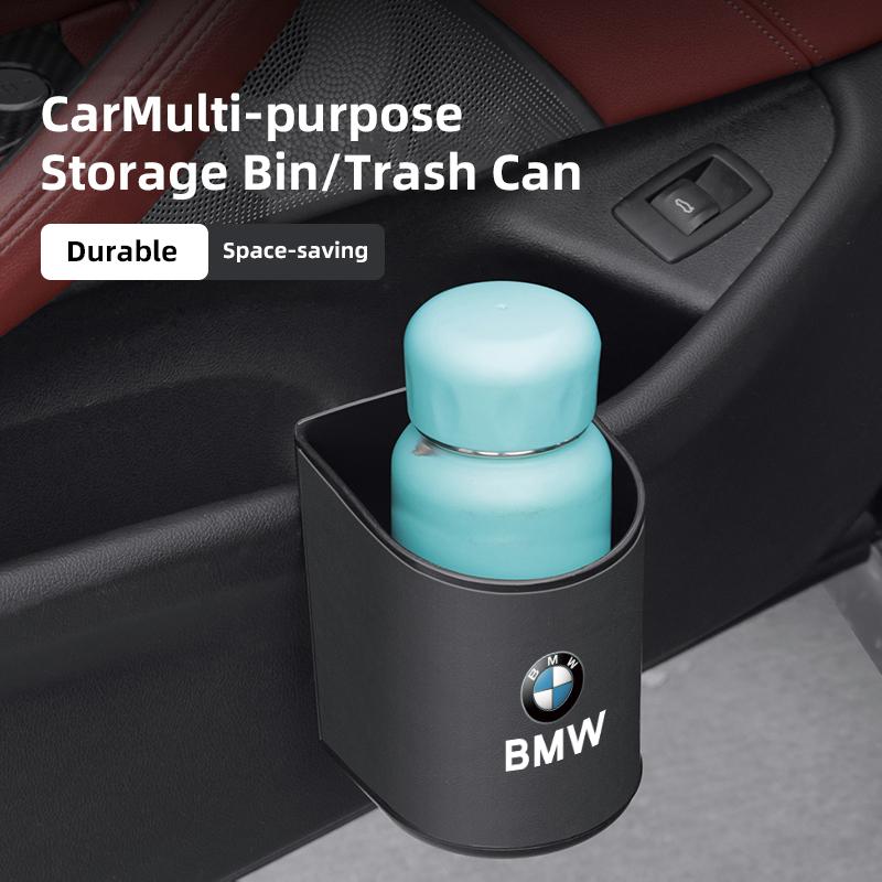 BBLB5 Car Door Cup Holder Trash Box Interior Organizer For BMW X1 X2 X3 X5 X4 X6 X7 G30 G20 G32 G11 G12 F40 F30 F20 F10 F34 F07 F44