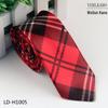 Multi-Color Student 5cm Narrow British Casual Polyester Silk Printed Tie