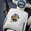 2pcs 13x13cm Tiger Waterproof Vinyl Car Decal Window Bumper Exterior Decoration Accessories Scratch Resistant Sticker | #JP42