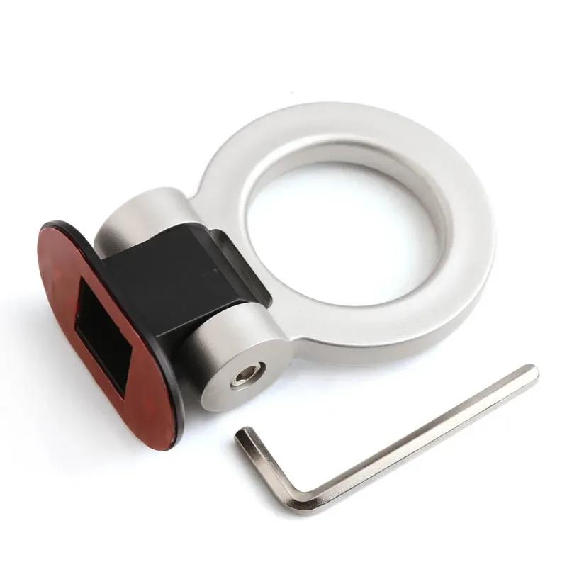 ABS Car Styling Trailer Hooks Sticker Decoration Car Auto Rear Front Trailer Simulation Racing Ring Vehicle Towing Hook