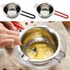 400ml Chocolate Melting Pot Heat Resistant Handle Easy Cleaning Wax Melting Pot Stainless Steel Candle Making Tool Soap Making