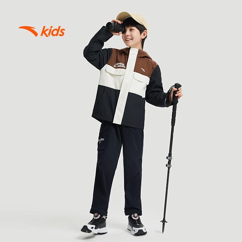 ANTA Kids Boys' Winter Fleece-Lined Softshell Jacket
