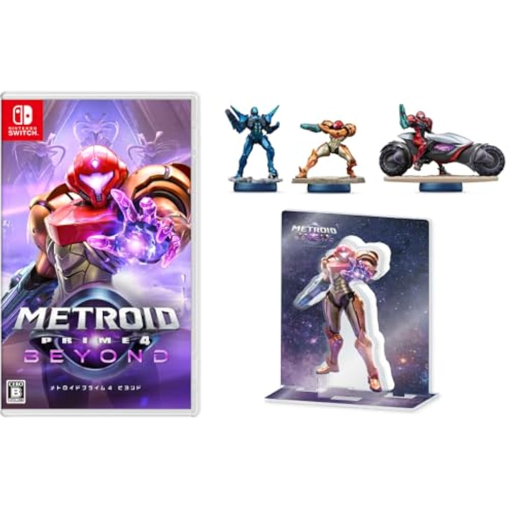 Metroid Prime 4 Beyond - Switch+ amiibo Samus Silax Samus & Viola [Metroid Prime 4] (Metroid Seri...