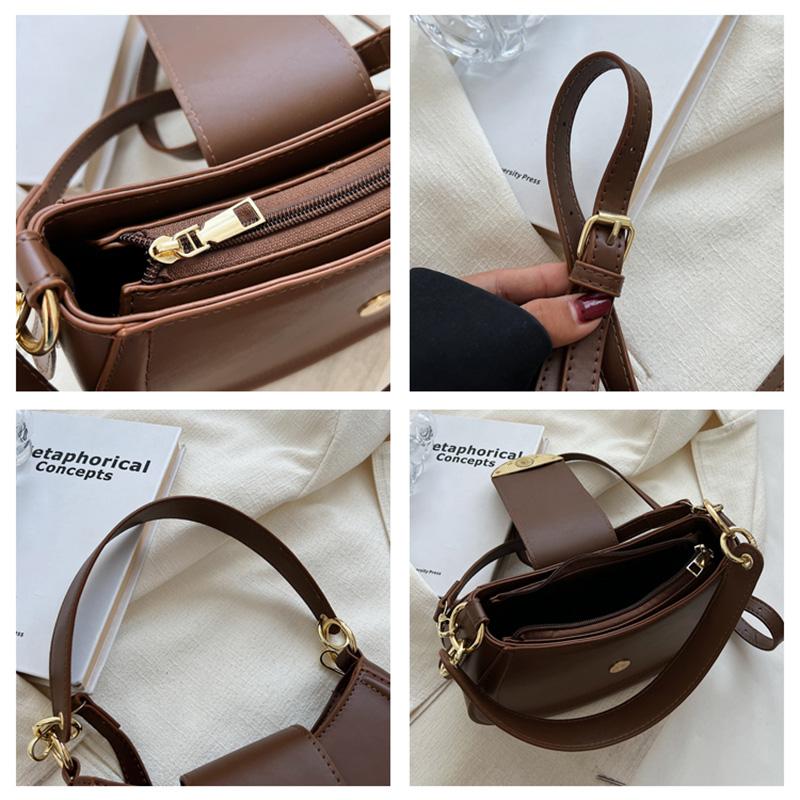 Saddle Shoulder Bags For Women 2026 New Small Women Underarm Bag High Quality Leather Women's Crossbody Bags Handbags And Purses