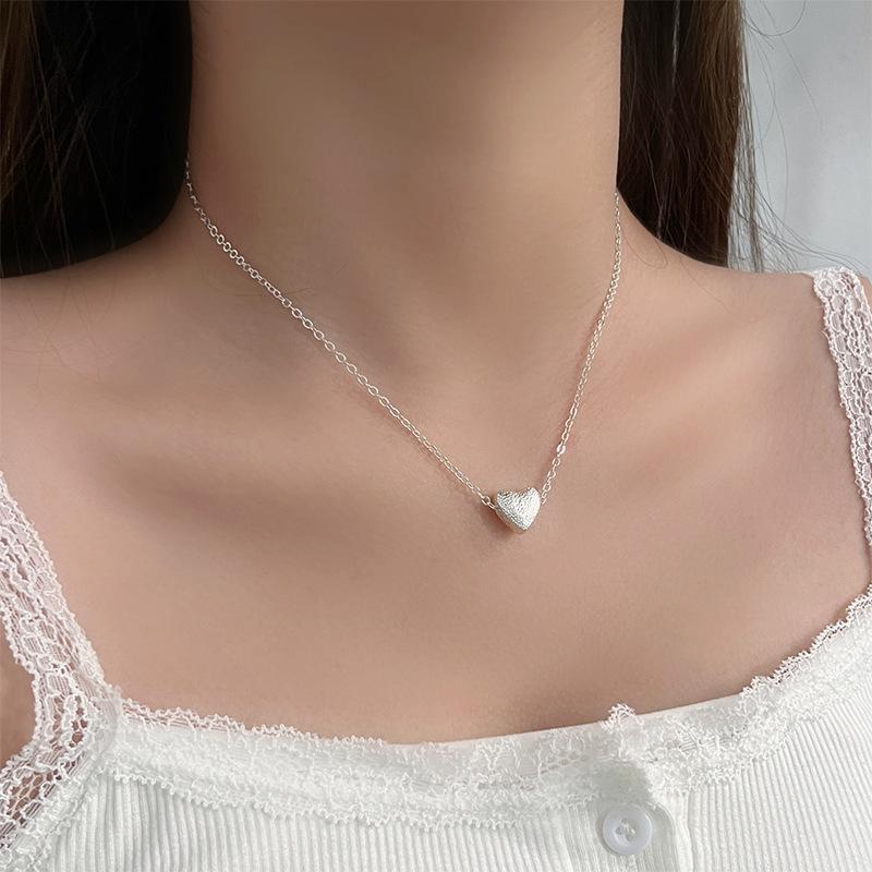 Elegante Collana con Perle d'Argento e Zaffiri - Catena per Clavicola Anti-Sbiadimento, Versatile per Donna
