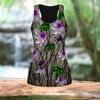 3D Carved Flowers Print Women Workout Yoga Gym Printed Summer Sport Shirts Plus Size Vests