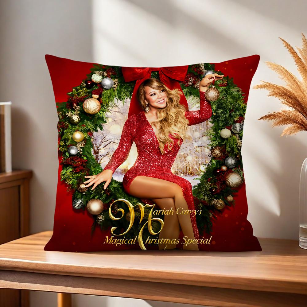 Singer M-Mariah Carey Comfortable soft Pillow Case for Sofa Living Room Home office Decor and Protective Covers