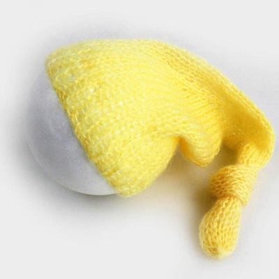Newborn Baby Girl Beanies Mohair Crochet Long Tail Elf Hat Photography Props Cap