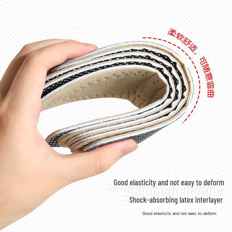 Children's Cowhide Leather Insoles: Breathable, Sweat-Absorbent, Antibacterial, Deodorant, Non-Slip Sport Insoles for Boys and Girls.