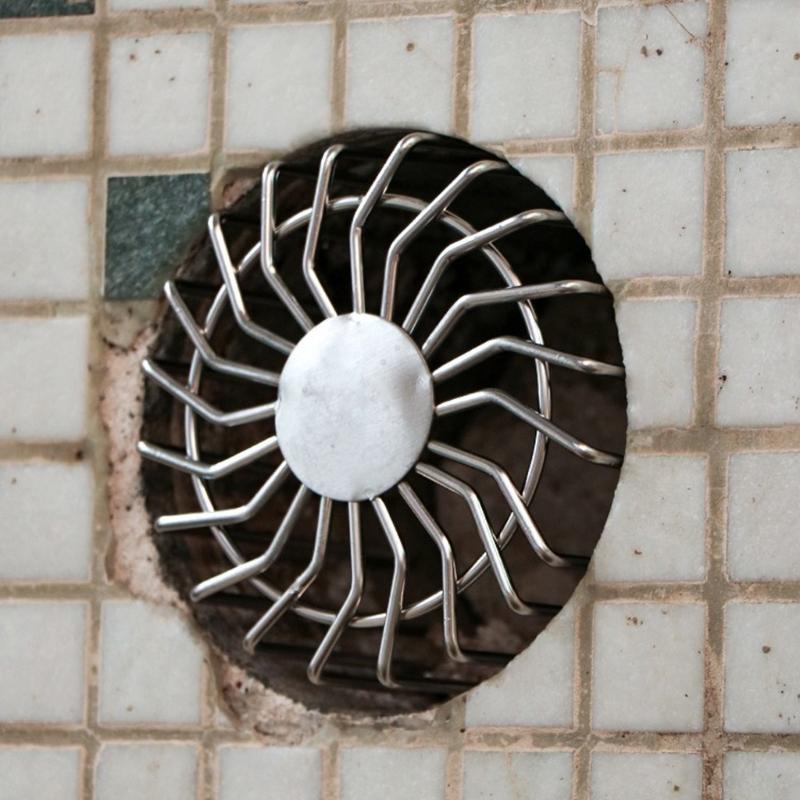 Corrosion-Resistant Drain Screen with Fine Designs Long-Lasting Steel Sewer Cover Permanent Sewer Barrier System