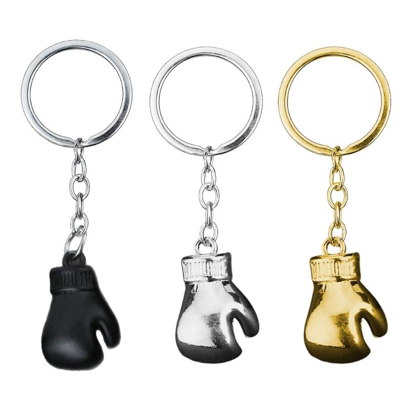 Decorative Boxing Glove Inspired Keychain Featuring Fine Craftsmanship Fighting Gloves Key Organiser Pendant