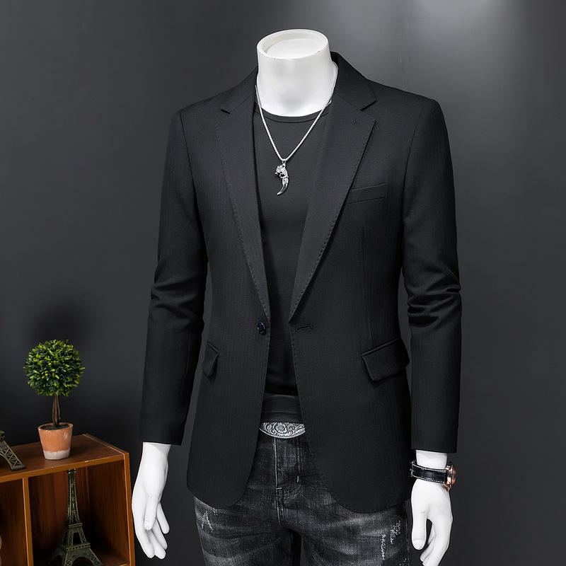 Men's Plus Size Korean Style Slim Fit Business Casual Blazer