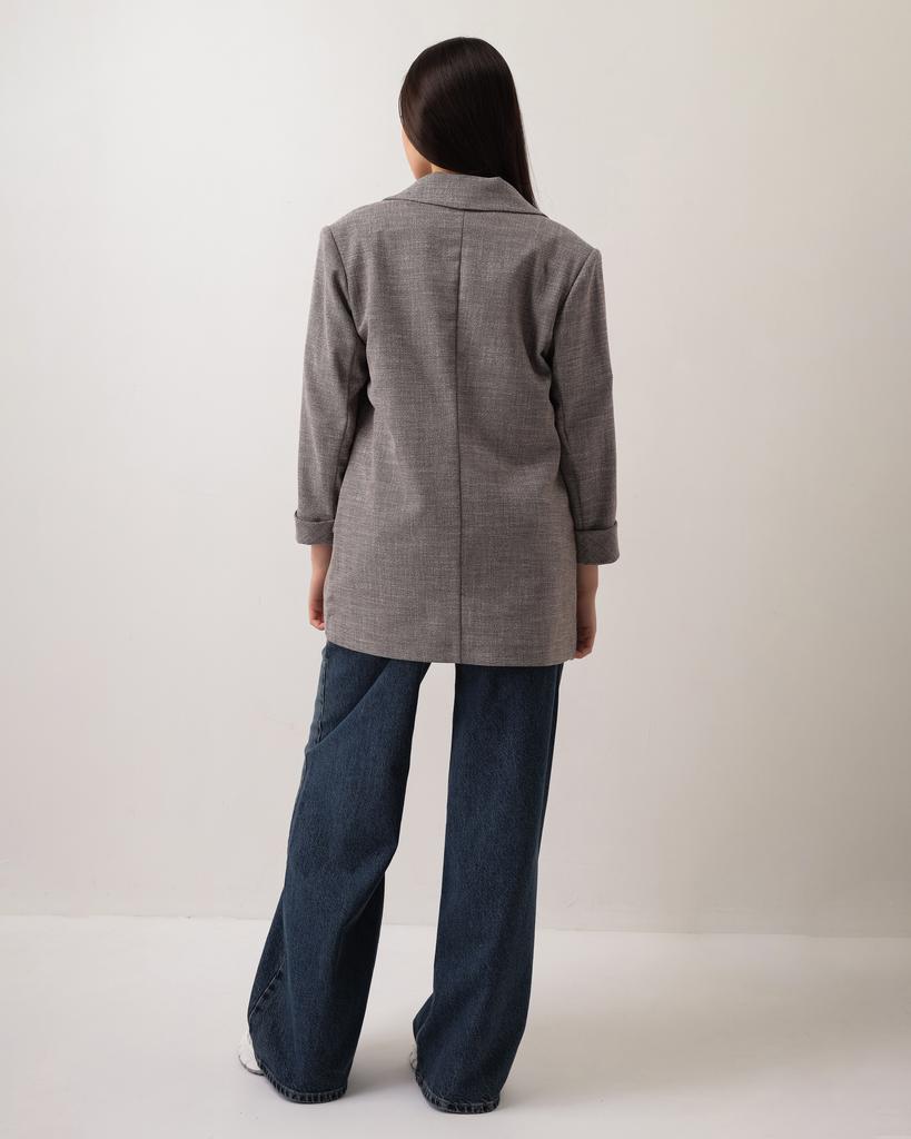 Пиджак женский PIZARA 7174 36 серо-коричневый