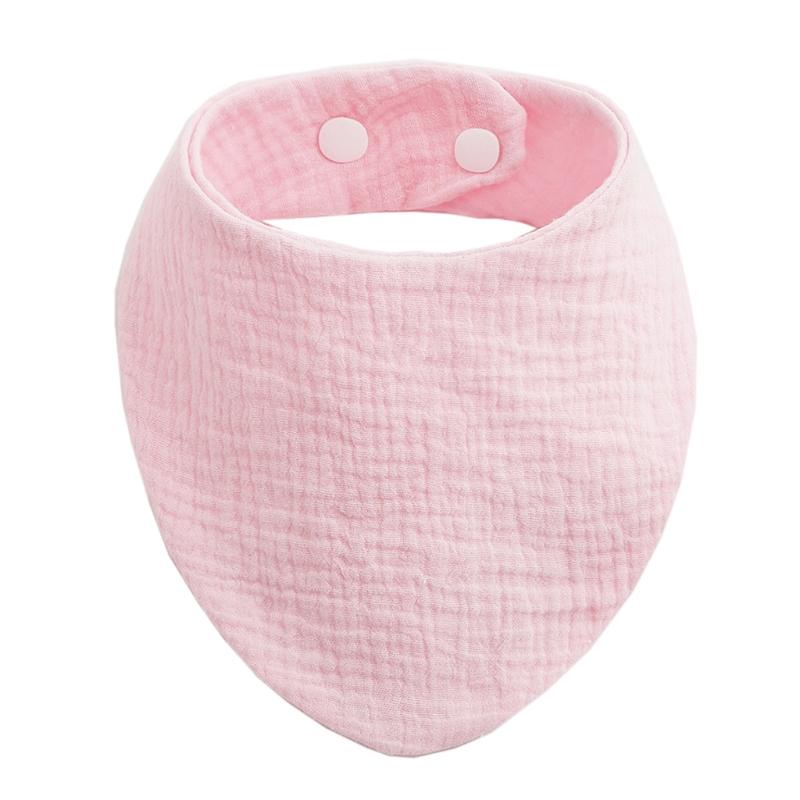 Baby Infants Feeding Bibs Soft Pure Cotton Bandana Saliva Towel Toddler Drool Scarf Newborn Burp Cloth