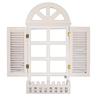 Faux Wall-Mounted Window Hanging Coastal Design Decorative Frame Flower