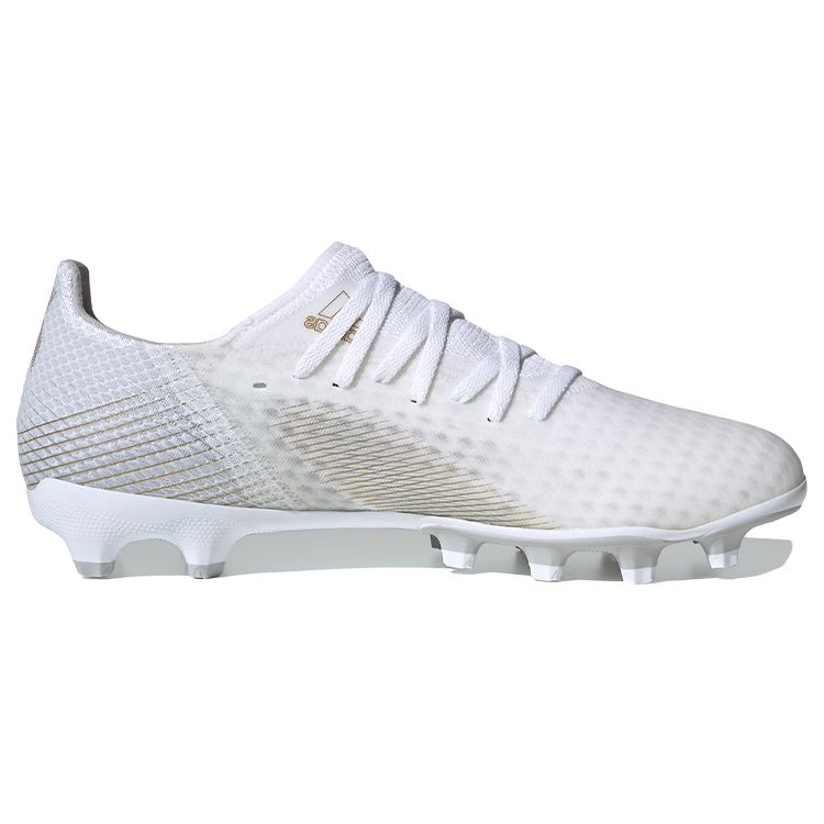 Adidas X Ghosted 3 Round Toe Lace-Up MG (Rubber Short Studs) Artificial Grass Ultra-Fiber Non-Slip Wear-Resistant Soccer Shoes Men Soccer Shoes FW3543