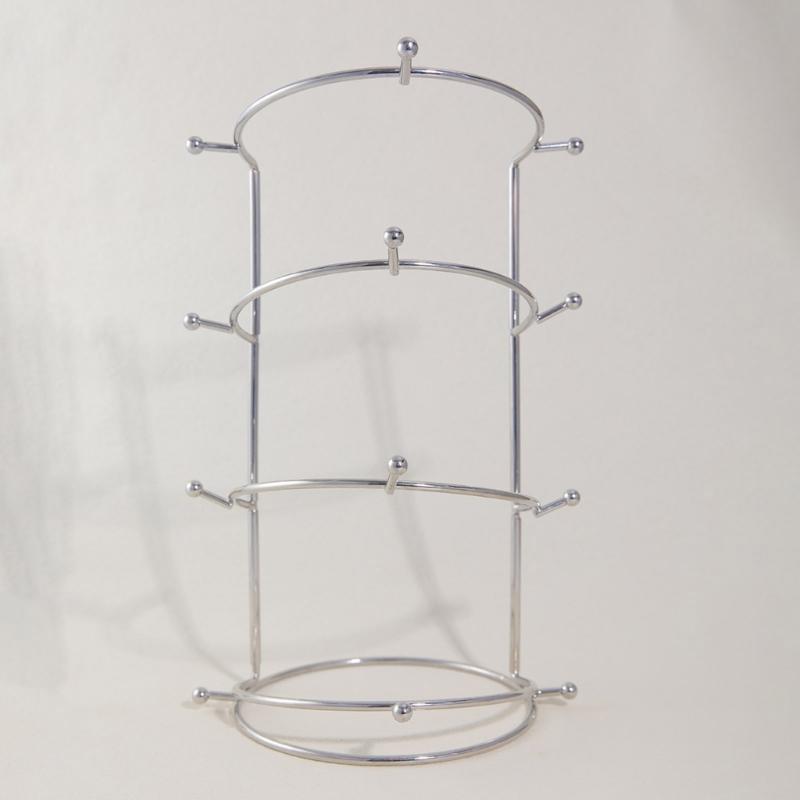 Stylish Crown Storage Stand Detachable Four Tiers Display Shelf for Exhibitions Elegant Crystal Hairband Support Holder