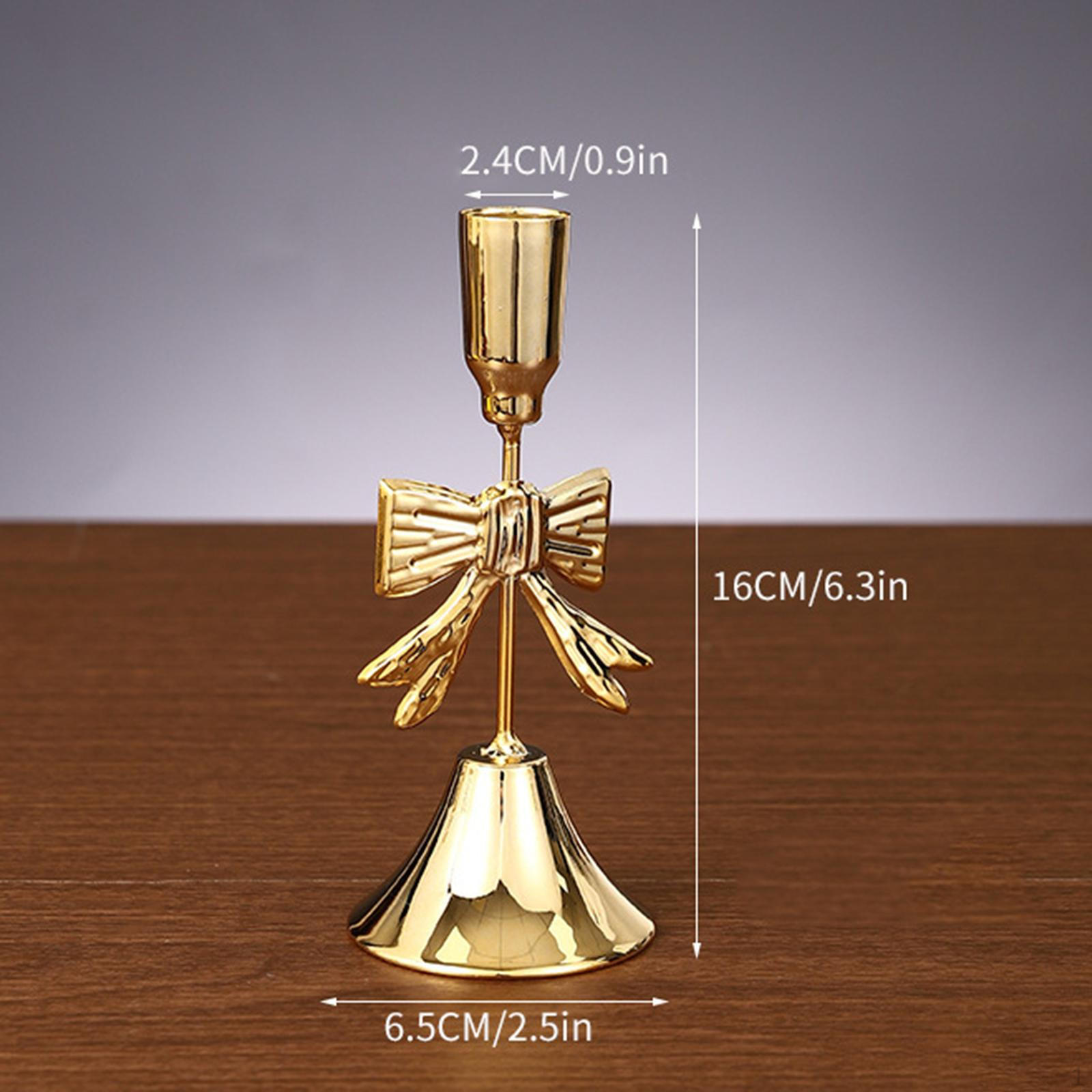 

Decorative Metal Candle Holder, Candlestick, Holder for Fireplace, Table, Living Room, Party, S