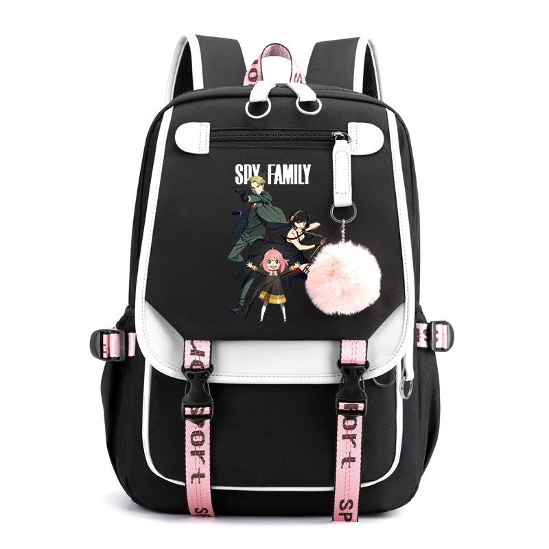 Spy Play House Backpack Casual Versatile Large Capacity Junior High School Student School Bag