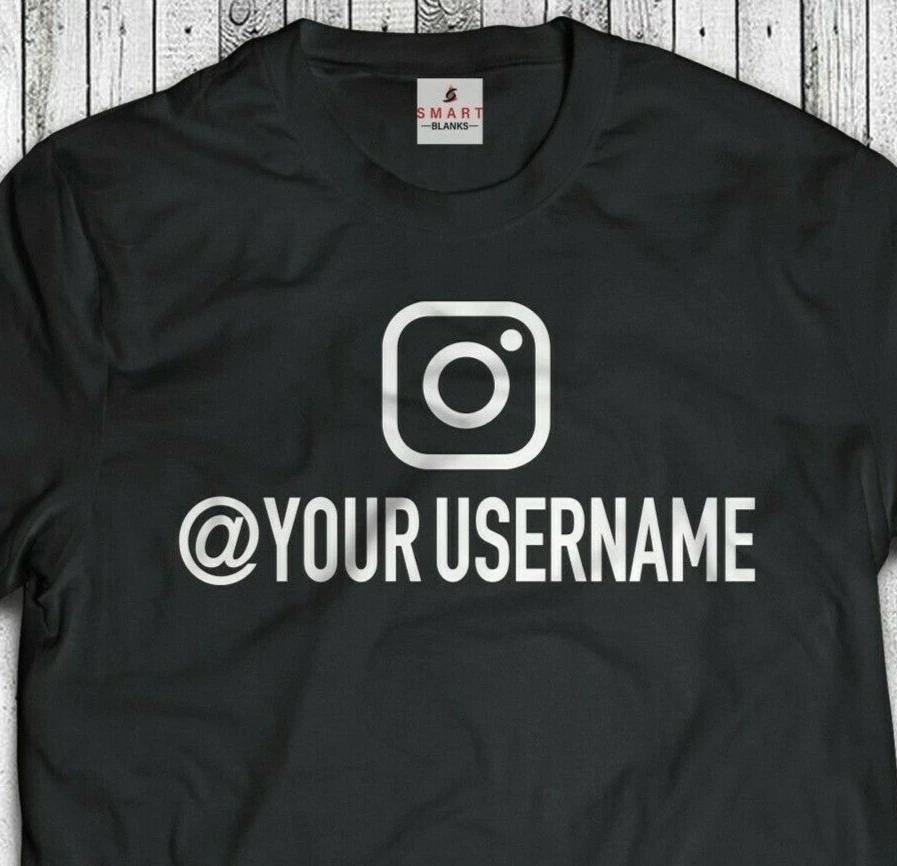 Vaše Instagramové tričko na míru (S-5XL) Tričko pro influencera na sociálních sítích
