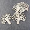 10 Pcs Wooden Tree Embellishments for Wedding Christmas