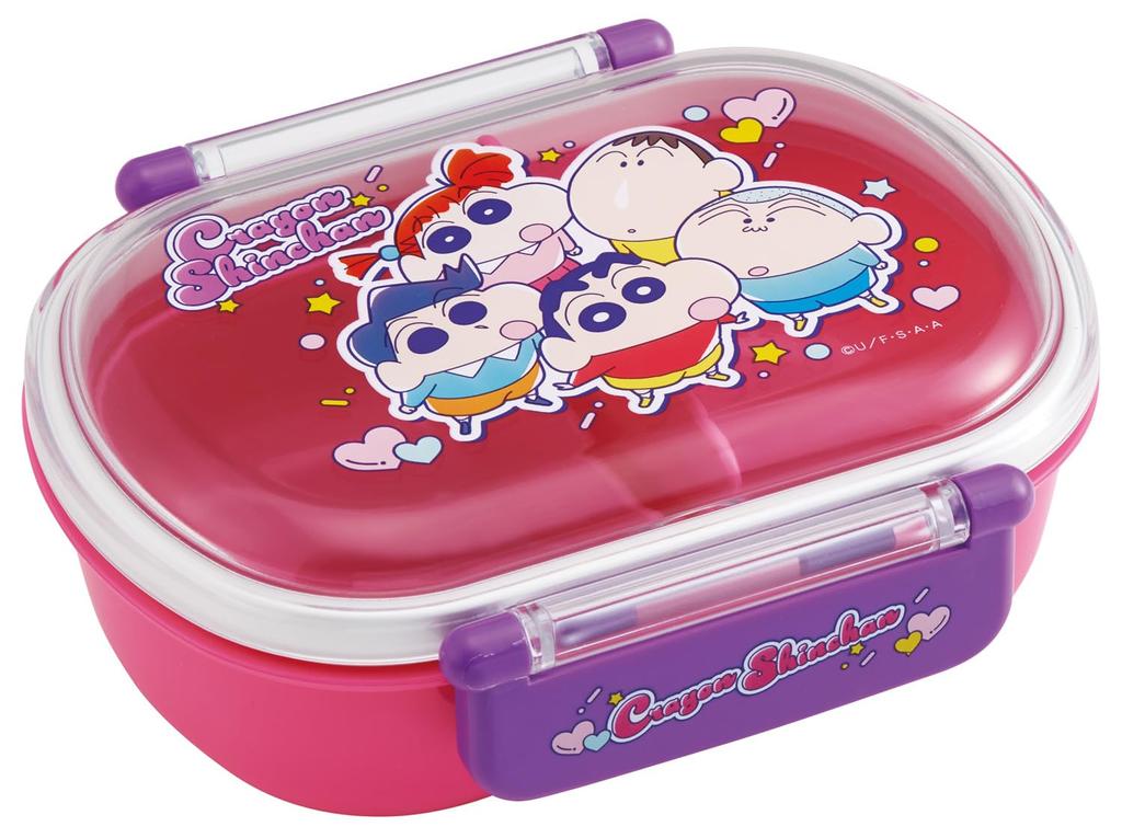 Skater Lunch 1 with Perfect for Filling Antibacterial Made in Crayon QAF2BAAG69331 Kids' Box, Tier, 360ml, Inner, Dome-Shaped, Kids' Lunches,