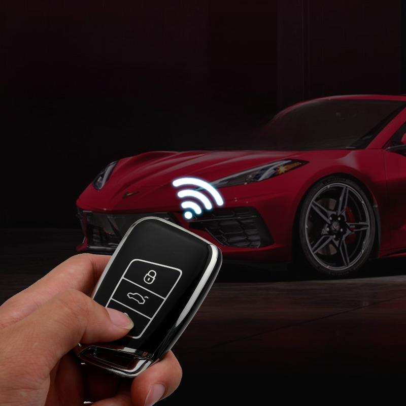 Autofernbedienung Schlüsselhülle für Volkswagen VW Passat B8 für Skoda Superb A7 TPU Abdeckung Schale Schlüsselanhänger Halter Zubehör