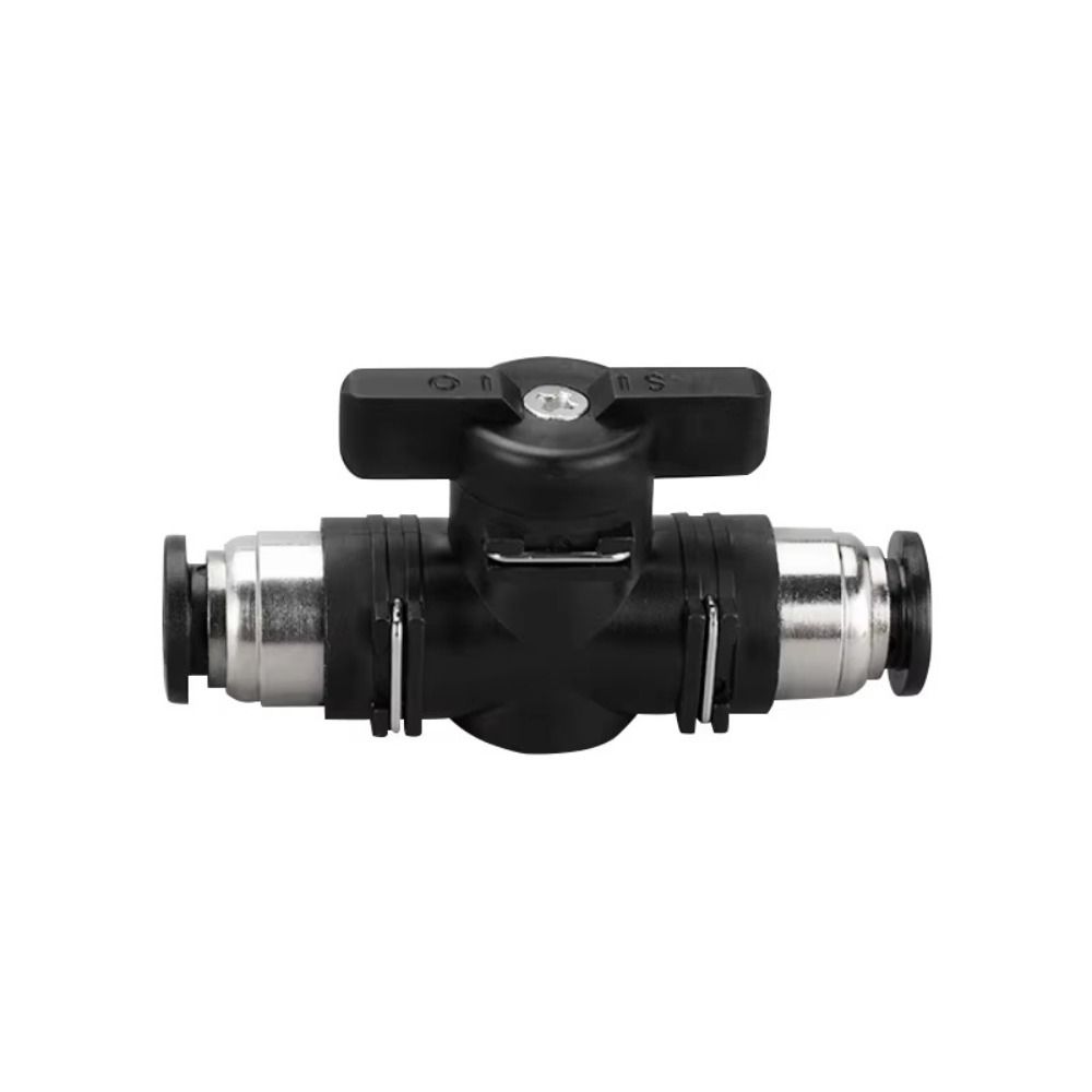 Hand Pneumatic Valve Black BUC Fitting Manual Switch Quick Joint Connector