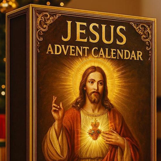 Second Coming Adventskalender 2025 Nedtelling over 24 dager med akrylpyntegjenstander