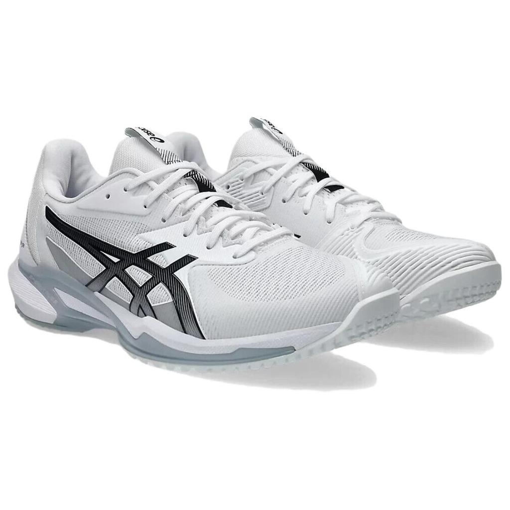 Asics Solution Speed FF 3 Comfortable Versatile Shock Absorbing Durable Low Top Tennis Shoes Men Sneakers White 1041A439-103