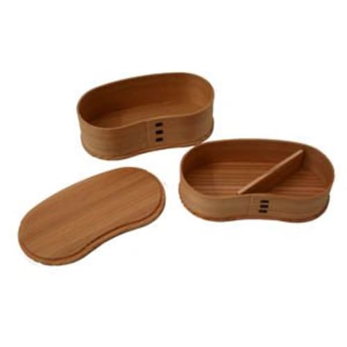 Made In Japan by Akita Odate Kogei, Magewappa Lunch Box (Hangou Style)