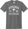 Myrtle Beach South Carolina Established 1938 Distressed Unisex T Shirt (S-5X)