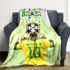1pc Neymar15 Blanket, Gift, for Men and Women, Soft Blanket, Good for Sofa Bed Couch Travel, Lightweight Flannel Blanket