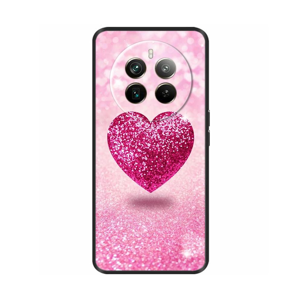Silicone Phone Case for Realme 12 Pro Plus Soft Black Back Cover for Realme 12 Pro + Realme12 Funda Protective Shell Cases Coque