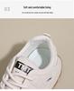 2025 Spring Women's Breathable White Korean Style Sneakers - Thick Sole Versatile Sports Casual Running Shoes