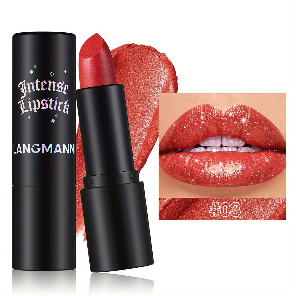 

Изящная мерцающая перламутровая губная помада Velvet Highly Piggy Diamond Lipstick Antistick Cups Easy To Color Lip&Cheek Двойное использование губной помады 03