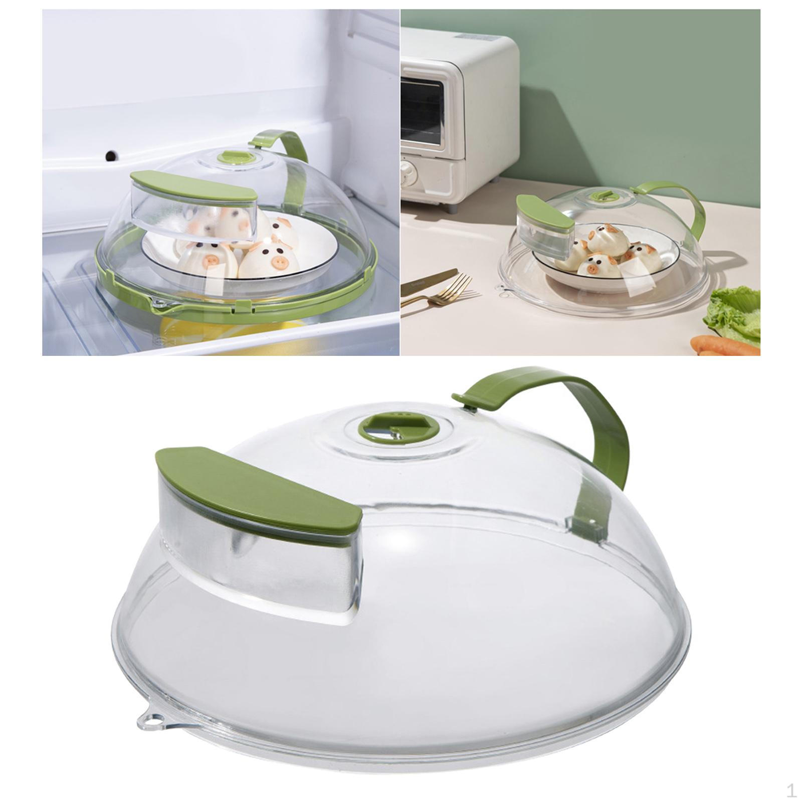 Microwave Cover, Transparent Anti Sputtering Lid for Artifact Household Kitchen Supplies