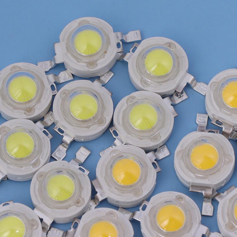 10Pcs 1W 3W High Power Led Bulb Light-Emitting Diode Leds Chip Smd White Warm For Led Floodlight Spotlight Downlight Lamp