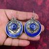 Lapis Lazuli 925 Solid Sterling Silver Earrings, Handmade Gemstone Earrings Jewelry, Gifts For Wife Brand New Nepali Earrings
