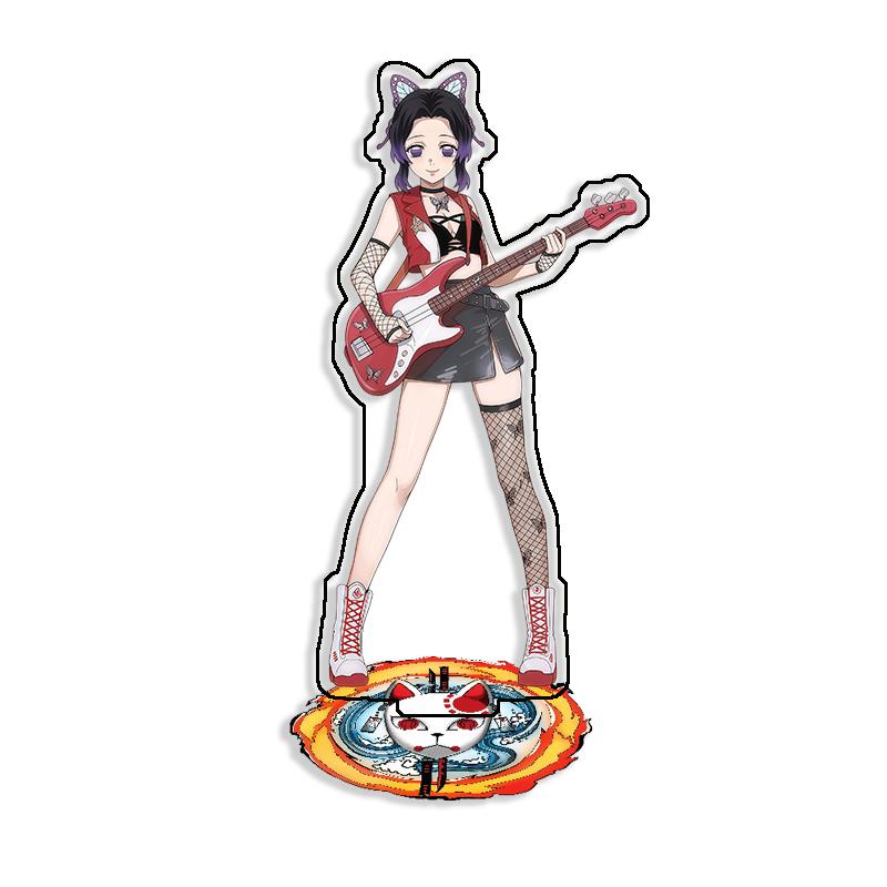 Staand Bord voor Demon Slayer Mitsuri Kanroji Acryl ZelfGemaakt Cartoon Anime Bureau Decoratie Speelgoed Fans Cadeau 15cm 15cm
