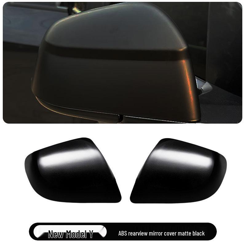 Carbon Fiber Rearview Mirror Cover for Tesla Model Y (25-Year Refresh)