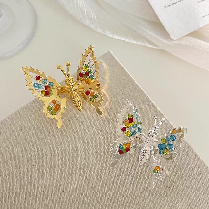 Move The Butterfly Spring Hair Clip Little Girl Super Girl Broken Duckbill Clip Hair Accessories