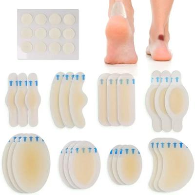 20Pcs Soft Gel Heel Anti-wear Dressing Patch Comfortable Women's High Heel Shoes Anti-abrasion Get Blister Invisible Stickers