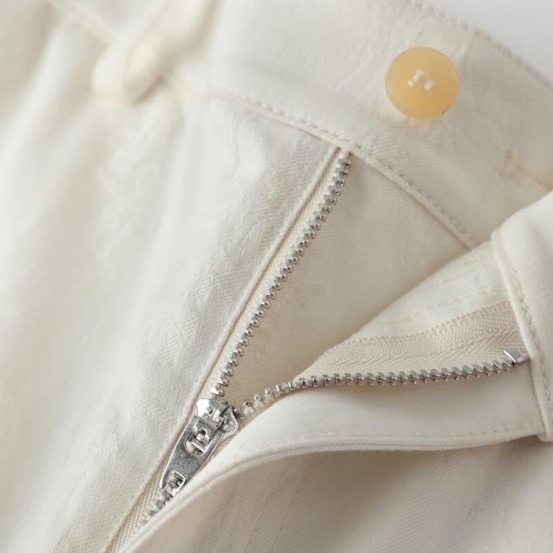 Women's Autumn Printed Straight-Leg Draping Trousers