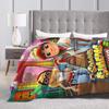 Subway Surfers Game Jake Blankets Soft Comfortable Plush Throw Blanket For Couch Chair Sofa Bed Flannel Bedspread Bed Cover