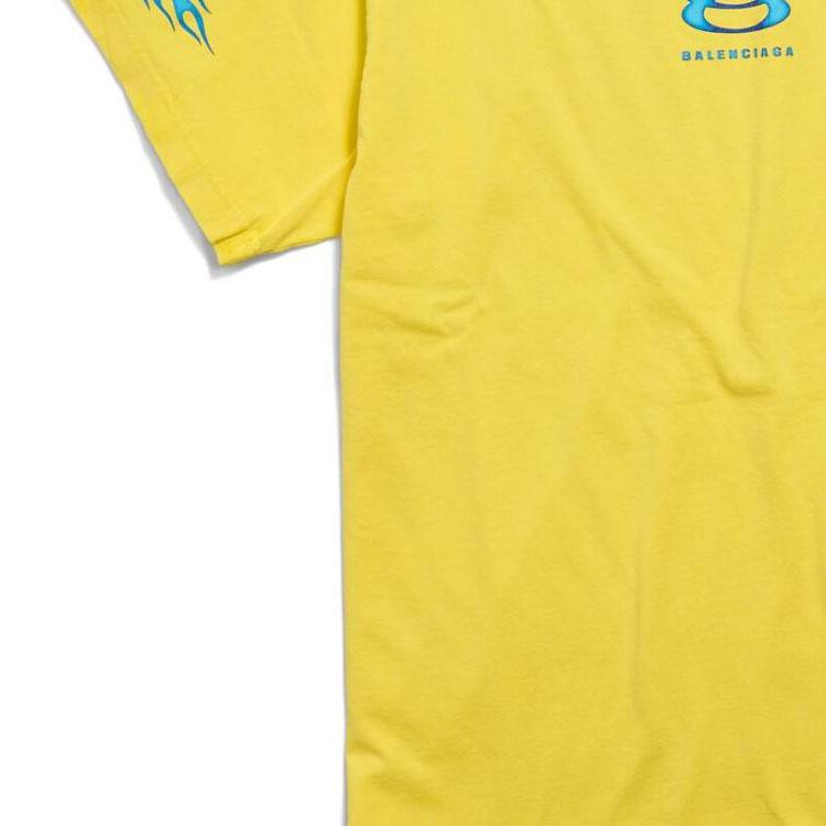 Balenciaga Burning Unity Large Fit T Shirt 787349TQVW77411
