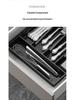 Cross-Border Kitchen Cutlery Set with Dustproof Storage Box and Drawer Divider