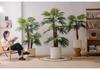 Indoor Artificial Fan-tailed Palm Tree: Large Green Potted Plant for Living Room Decoration