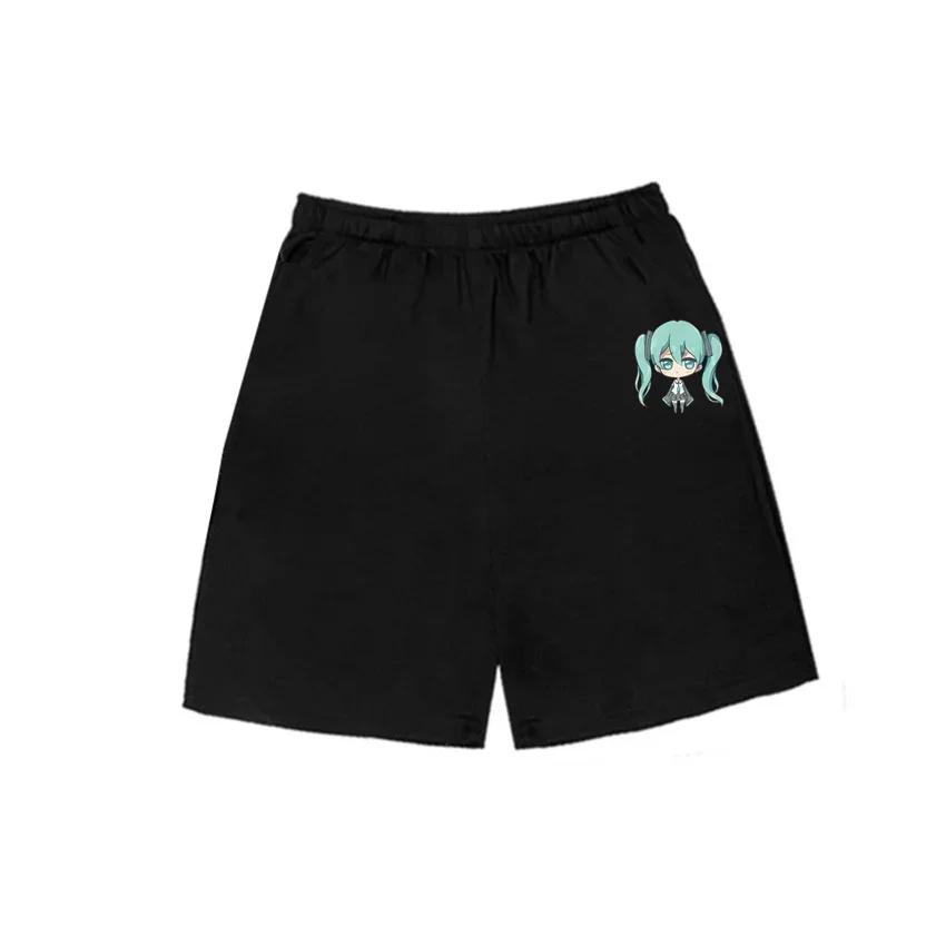 All Match Kids Short Sleeve T Shirt Pastel Anime Style Hatsune Miku Character Print Casual Wear 3 14 Years
