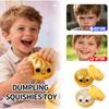 Glitter Dumpling Squishy Toy Anxiety Relief Tension Reusable Material Unique Sensory Toys Realistic Dumplings Decompression Toy